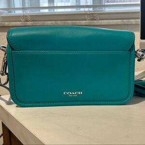 Coach Vibrant Teal Crossbody Bag
